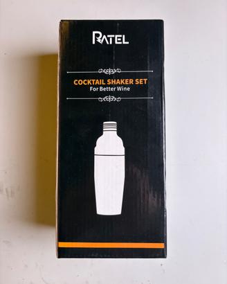 Set Shaker Cocktail RATEL - Nuovo, Mai Usato bar