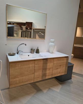 mobile l.145x51 con lavabo integrato