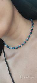 Collana elegante cristalli