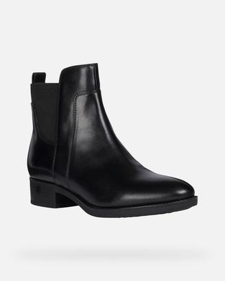 Stivaletti Geox donna in pelle neri taglia 36
