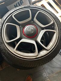 Gomme termiche + cerchi 500 abarth