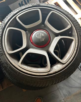 Gomme termiche + cerchi 500 abarth