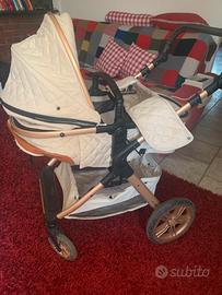 Passeggino trio baby carrozzina ovetto