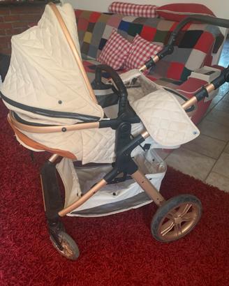 Passeggino trio baby carrozzina ovetto