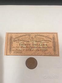 Ban.cedola America interessi 1864