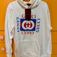 Felpa con cappuccio in jersey di cotone taglia XL