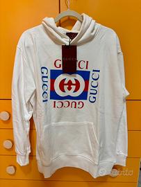 Felpa con cappuccio in jersey di cotone taglia XL