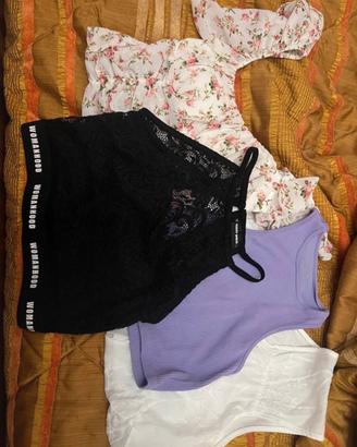 Set canotta e top