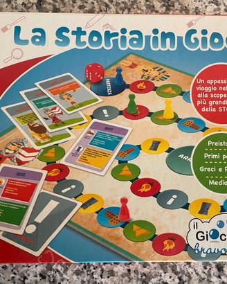 Gioco da tavolo educativo: Storia in gioco 8 anni+