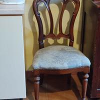 Elegante Sedia in noce