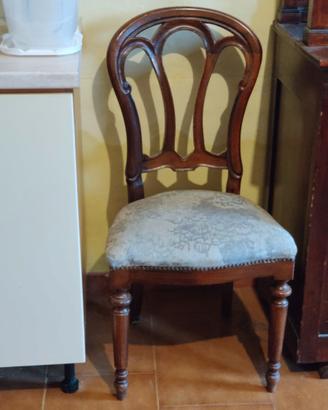 Elegante Sedia in noce