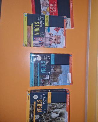 Libri di storia 3°, 4°, 5° anno liceo
