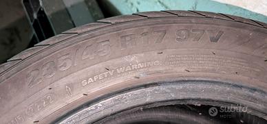 Treno gomme invernali 235/45/17