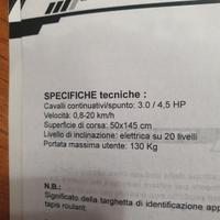 Tapis roulant JK FITNESS genius 136