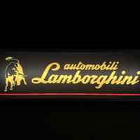 Insegna luminosa automobili Lamborghini Vintage 