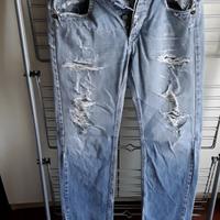 Jeans Scorpion Bay uomo ragazzo Tg 31 toppe