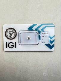 Diamante naturale 0.41 ct E VS1