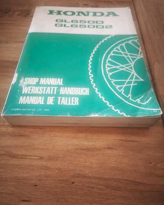 Manuale di manutenzione Honda GL 650