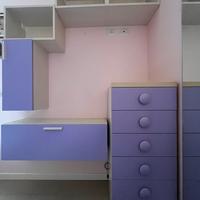 Mobili cameretta con settimino e scrivania
