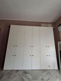 Armadio bianco 3 scomparti