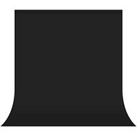 Sfondo fondale nero foto/video mussola 1,8m x 2,8m