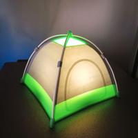 mini tenda lampada