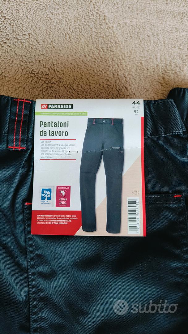 2 paia di pantaloni da lavoro parkside nuovi tg 52 - Abbigliamento e  Accessori In vendita a Treviso