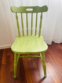 Sedia Old America in legno di pino