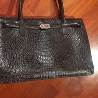 Borsa in similpelle nera Gai mattiolo