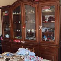 Mobile soggiorno in legno 4 vetrine 