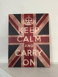 Quadro Keep Calm and Carry On