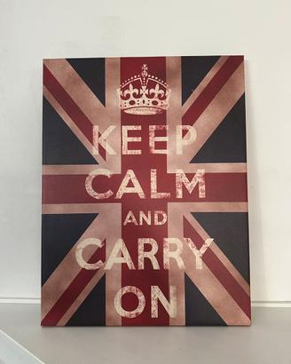 Quadro Keep Calm and Carry On