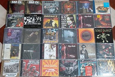 Lotto 55 cd nuovi e sigillati genere rock\metal