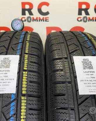 2 GOMME USATE 205/75R 16C 110/108 R LAUFEN - INVER