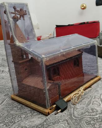 Prototipo fatto tutto amano in legno di una chiesa
