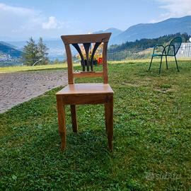 Sedia antica arte povera 