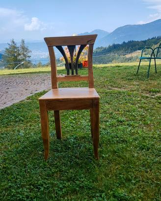 Sedia antica arte povera 
