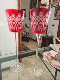 Portacandele in cristallo