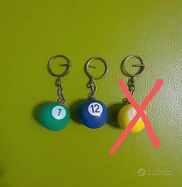 Portachiavi palla da biliardo vintage