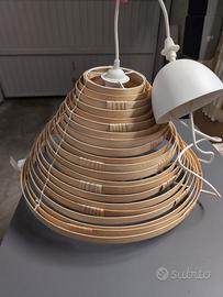 Lampadario in bambù IKEA