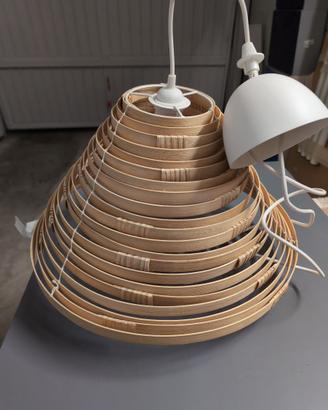Lampadario in bambù IKEA