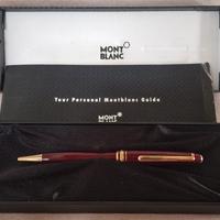 Montblanc sfera Meisterstuk placcata oro