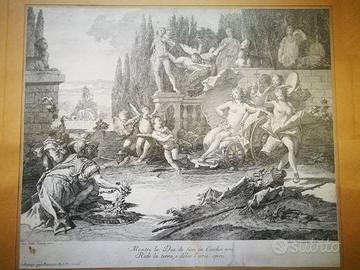 Acquaforte, Leonardis, La dea dei fiori in cocchio