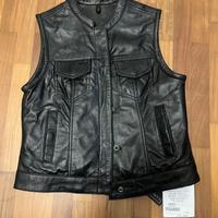 Gilet pelle da moto