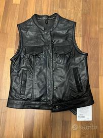 Gilet pelle da moto