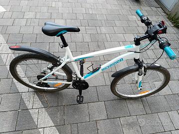 Bici MTB Rockrider 5.1 Bianca
