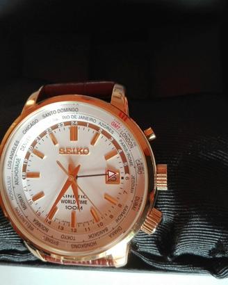 Orologio Seiko Kinetic World Time GMT 100 m