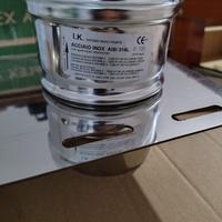 Piastra supporto M/F -diam. 120 Acciaio inox 316L