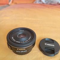 Obiettivo Canon EF-S 24 mm F2.8 STM Pancake 