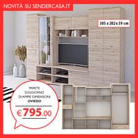 RAFFINATA PARETE SOGGIORNO OVIEDO!